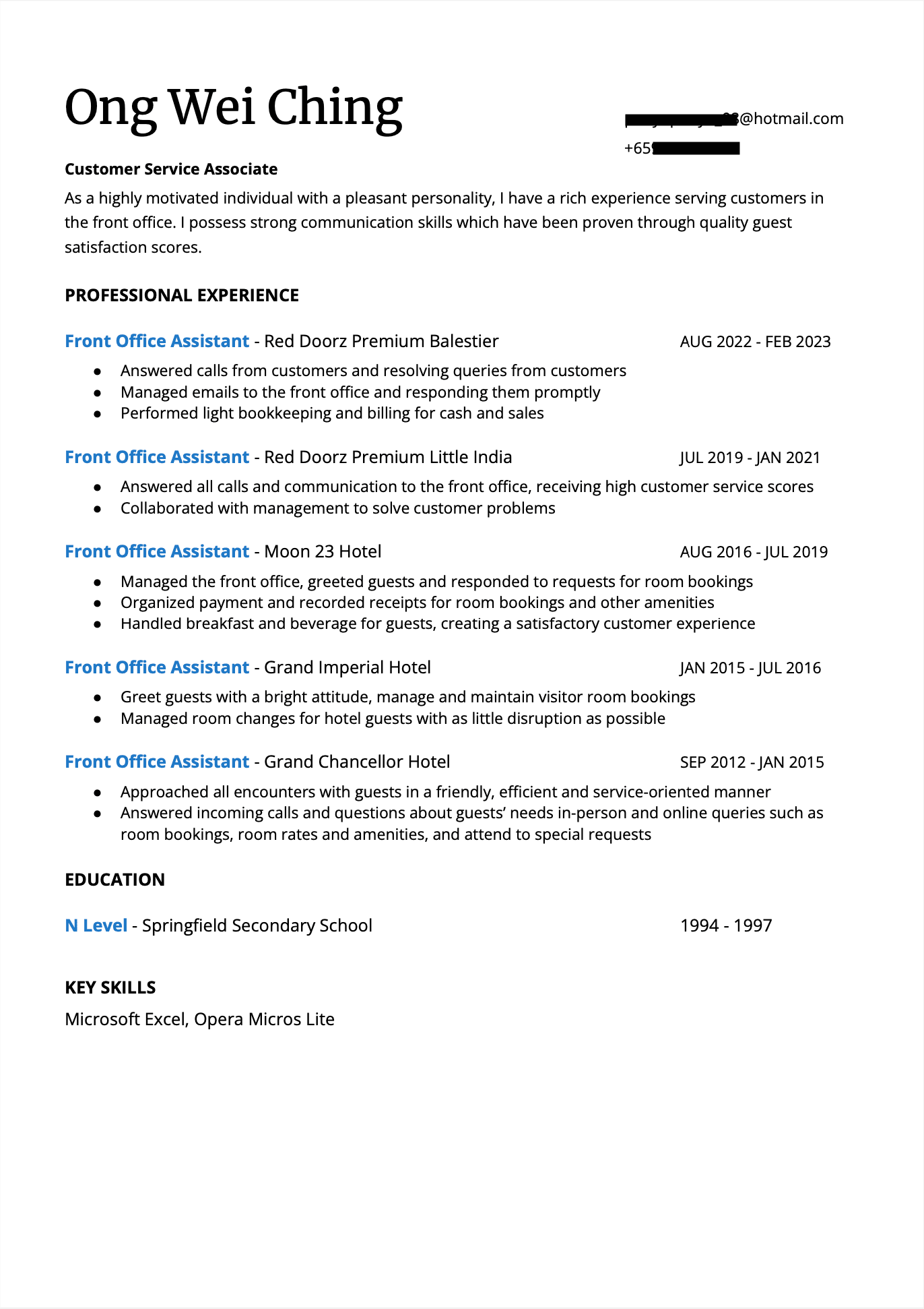 AI-Generated Resume